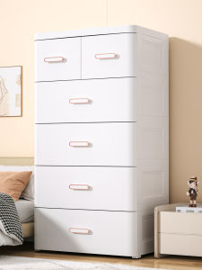 Extra Large Thickened Plastic Drawer Type Storage Cabinet Childrens Closet Organizer Box European Style Pure Color Home Use