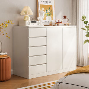 Drawer Cabinet Chest Organizer Multipurpose Durable Storage Cabinet Sidebaord Locker Cabinet
