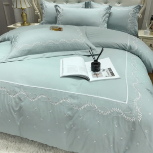 MANYILUN | Long Staple Cotton Bedding 4-Piece Set