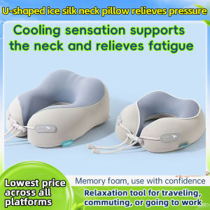 Office/Travel Neck Pillow Portable Memory Foam Neck Pillow for Airplane High-speed Rail and Home Use