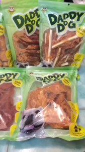 Daddy สันในไก่อบเเห้งเเท้100% รสจืด โปรตีนสูง ไขมันต่ำ 320g.