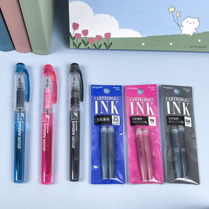 ปากกาหมึกซึม Platinum Preppy Fountain Pen 🖋️ ปากกาหัวแร้ง หมึก ...