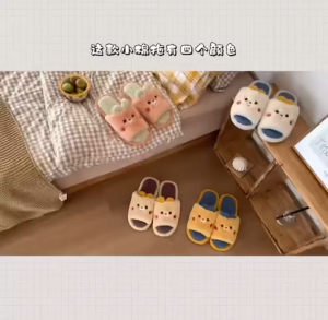 TOKKADO Tomiko Sandal Rumah Premium Bulu Boneka Kamar Wanita Lucu