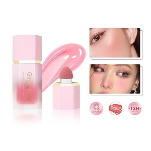 Matte Long-Lasting Liquid Blush Long-Lasting Color Color-Changing And Waterproof Creating A Natural Healthy Look Can Be Used On Face Lips And Eyes.