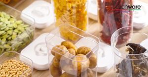 HOMESS Airtight Lid Lock Plastic Sealed Can Kitchen Storage Box Transparent Food Container Bekas Dapur Kedap Udara