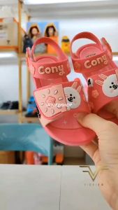 VIDVIEW !!ลดสนั่น!! รองเท้ารัดส้นเด็ก Adda 31S14 ปรับสายได้ ลายโคนี่ เบอร์ 25-31 สำหรับเด็กหญิง