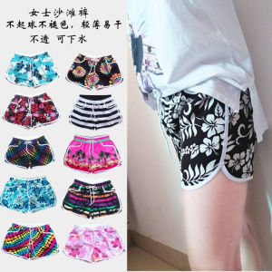Relaxed Flower Loose Fit Large Size Shorts
