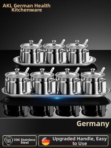 AKL | Stainless Steel Spice Jars 304