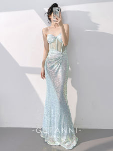 New High-End Elegant Evening Gown