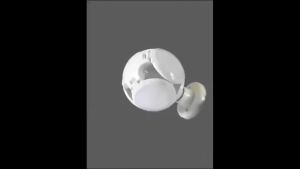 foldable football ufo E27 40W LED 360 degrees light bulb