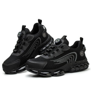 Yuxiang | Rotating Button Safety Shoes Men For Work Sneakers Shoes Anti Smash Puncture-Proof Protective Men Shoes Steel Toe Work Boots
