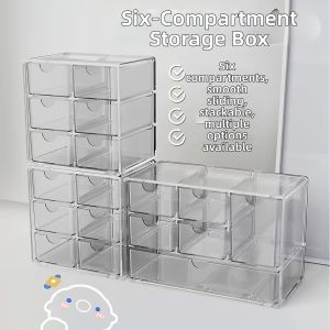 Jiaxun | Drawertype Organizer Box for Cosmetics and Jewelry Transparent Plastic
