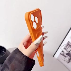 Push Card Bag Slot Holder Wallet Phone Case for IPhone Air 17 16 15 Plus 14 13 12 11 Pro Max XS Shockproof Soft Silicone Cover