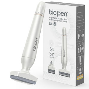 Bio 4 Derma Stamp Kit New Arrival 120 Pins 64 Pins Double Headed Microneedling Pen Stainless Steel Needle Adjustable Derma Pen