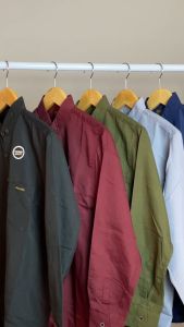 Kemeja Polos Pria Lengan Panjang Kuwalitas Premium - Harga Terbaik