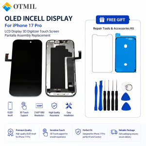 Incell OLED Display For iPhone 17 Pro LCD Screen Replacement 6.7 Inch Display Digitizer Frame Assembly A3256 A3523 A3522 A3524