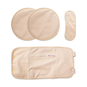 Salorie Castor Oil Pack Wrap Reusable Organic Castor Oil Pack Kit Castor Oil Packs for Liver Detox Leg Arm Neck Ankle Chest Waist Elbow Body Health Care Pads