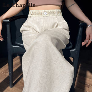 La Chapelle | Lightweight Comfortable Retro Style Linen Tencel Wide Leg Pants