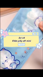 Bịch Khăn Giấy Ướt Mini Bỏ Túi Khăn Ướt Đa Năng Dễ Thương Hàng HOT mùa du lịch gia dụng tiện ích Khăn Tắm Nhà Tắm