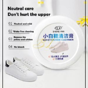 CH-FASHION WHITE SHOE CLEANER CLEANING CREAM MULTIPURPOSE SPORTS SHOE LEATHER BAGS CLEANER EFFECTIVE DIRT REMOVAL