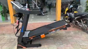 máy chạy bộ tại nhà fujisuma FJ-668 máy chạy bộ đa năng gấp gọn đầy đủ chức năng siêu chất với hệ thống tự động tra dầu máy có chế độ nâng dốc 15 độ có loa nghe nhạc kèm theo máy massager tốc độ 1->16km