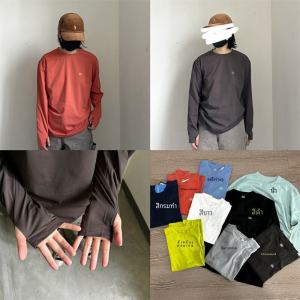 เสื้อยืดแขนยาวกีฬากลางแจ้งแบบสวมหัวผ้ากันแบคทีเรียระบายอากาศแห้งเร็วต้านทานสตั๊ดสำหรับผู้หญิงในฤดูร้อนปี 2024