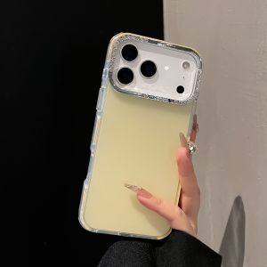 เคสโทรศัพท์มือถือ iPhone 17 Air 16 15 14 Plus 13 12 Pro Max 11 แบบกันกระแทก ตกแต่งด้วยเพชรหรูหรา