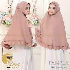 ELma Hijab Instan Jumbo Pamela Jersey Super