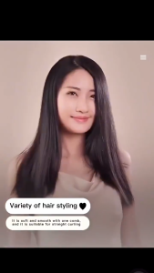 [Malaysia Stock] Hair Straightener Comb Heating Hair Styling Tool Hair straightener comb Hair crimper fast Heating