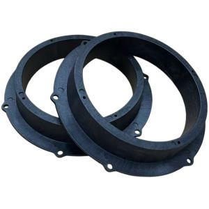 2Pcs 6.5inch Car Speaker Mounting Spacers Adapter Rings Mount Bracket Ring for Audi for VW Magotan Skoda Speaker Spacers Black