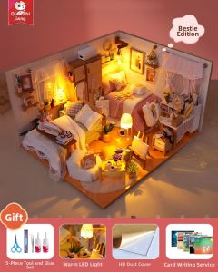QIAOZHIJIANG | Creative DIY Miniature House Puzzle Gift