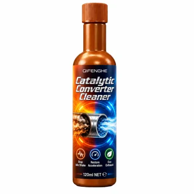 QIFENGHE Catalytic Converter and Oxygen Sensor Cleaner 120ml Restore Lost Power Fix Emission Failure No Dismantle