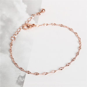Japanese Entry Lux Starry Bracelet Female Korean Simple Personalized Ins Special-Interest Design Titanium Steel Rose Gold Bracelet for the Besties