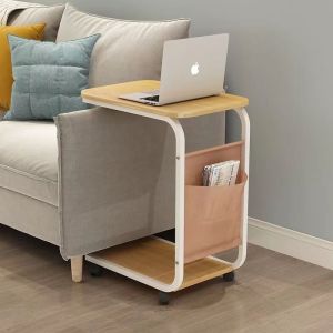 【SG Seller】Movable Bedside Table Coffee Trolley Table Living Room Table Side Table Balcony Corner Table Modern Nordic Small Table