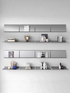 Kệ Trang Trí Treo Tường Inox Hình 1
