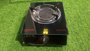 Gas Stove Single Infrared Burner Tempered Glass Heat Resistant Design LPG
