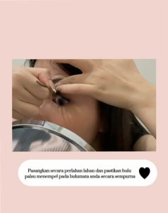 SATUAN / PER PC BULU MATA TANAM KNOT FREE / DIY EYELASH EXTENSION KOREA