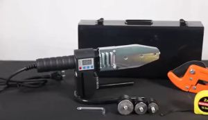 Dofia【With Free PPR CUTTER+Iron Case】800W ​1000W Big-Tree PPR FUSION MACHINE 20MM-63MM Plastic Pipes Welding Machine Kit Heating Tool Heads Set For PPR PB PE Plastic Tube PPR On Sale Special tools for hydropower engineering