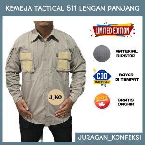 BAJU LAPANGAN TACTICAL LENGAN PANJANG / KEMEJA TACTICAL PDL OUTDOOR