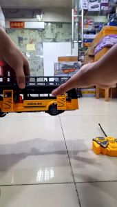 [KST] Mainan Mobil RC School Bus Remote Control Lampu Edukatif Anak Laki Laki Kado Ulang Tahun
