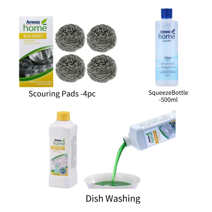 [New shop promote] Amway DISH DROPS Concentrated Dishwashing Liquid (1L