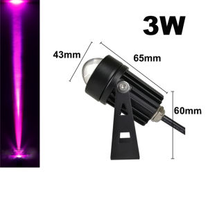 LED floodlight spotlight LED wall wash light 10W outdoor waterproof narrow light Roman column projection rainbow villa courtyard exterior wall light 220V DC12V DC24V