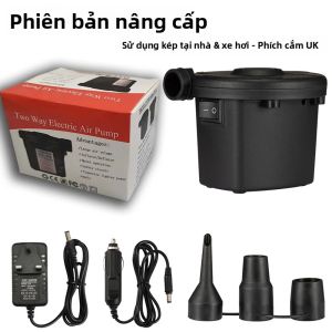 Bơm Hơi Điện Cầm Tay Bơm Nhanh Cho Cắm Trại Bể Bơi Nệm & Đồ Chơi - Ống Bơm Hơi Mini Dạng Ống Tiêm Dùng Ngoài Trời