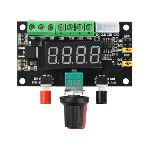 Gaqqee | Mô-đun Điều Khiển Động Cơ Bước 12V 24V Bộ Tạo Tín Hiệu Xung PWM Với Chức Năng Điều Khiển Tiến/lùi Và Điều Khiển Tốc Độ