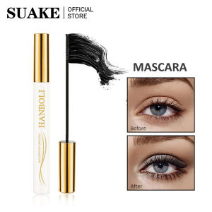 SUAKE Mascara Black Waterproof Long-Lasting Eyelash Small Brush Long Thick Curling Fiber Lashes Makeup