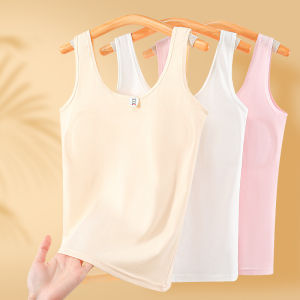 Pure Cotton Girls Underwear Stage One Vest Style Development Period Bra for 10 Year Olds Comfortable Breathable Innerwear