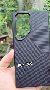 Ốp Lưng CỨNG Samsung S24/ S24 Plus/ S24 Ultra Nhựa PC Mỏng Nhẹ Chống Trơn Trượt Cảm giác cầm nắm thật tay Có Gờ Bảo Vệ Camera