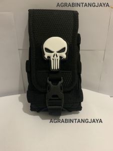 SARUNG HP TACTICAL LOGO TENGKORAK POUCH HP PINGGANG LOGO TACTICAL WADAH HP TACTICAL LOGO TENGKORAK SARUNG HANDPHONE TERBARU