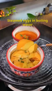 Stew Pot Household Ceramic Pot Soup Stew with Lid Retro One-person Steamed Egg Special Bowl