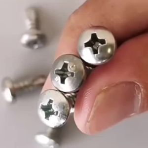 Heavy Duty Self Tapping Screws M4.2 M4.8 410 Stainless Steel Large Flat Head Self Drilling Screws Metal Wood Construction Qty